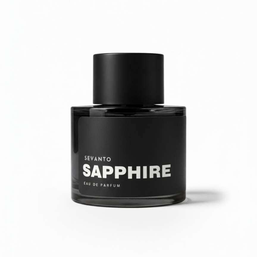 Best perfume in Bangladesh. Sapphire EDP perfume by Sevanto – premium fragrance in Bangladesh